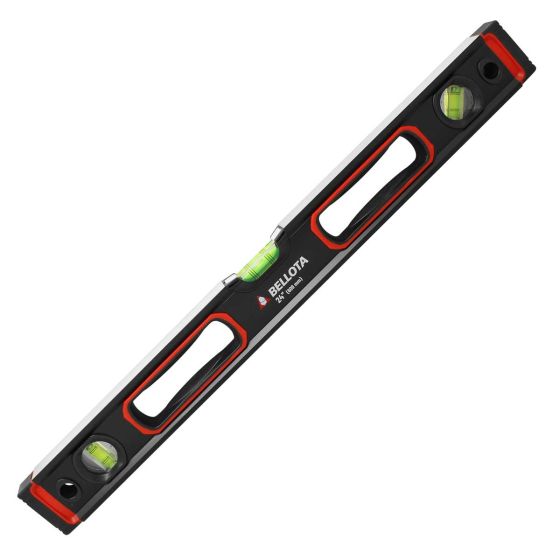 Nivel de aluminio reforzado 24" 7SPLEV24PR Bellota