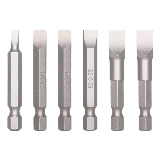 Juego de 6 puntas Planas combinadas largo 50 mm 7PDPLCOMB501 Bellota