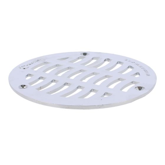 Rejilla redonda atornillable cromada CONAPLAS