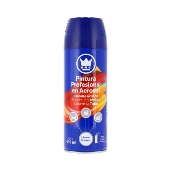 Pintura en aerosol Metálico azul para altas temperaturas 400 ml CPA029 Corona