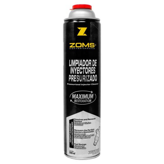 Limpiador de inyectores presurizado 540 ml Zoms