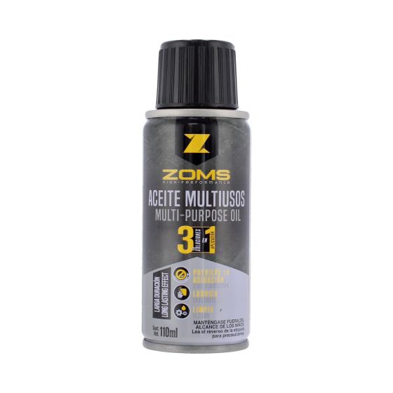 Aceite en aerosol multiusos 3 en 1 110 ml Zoms