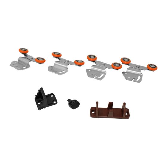 Sistema corredizo para puertas de closet Ducloset Doble Ducasse