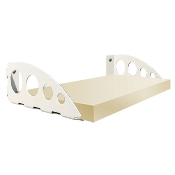 Soporte Matisse de 7" blanco para repisa Ducasse