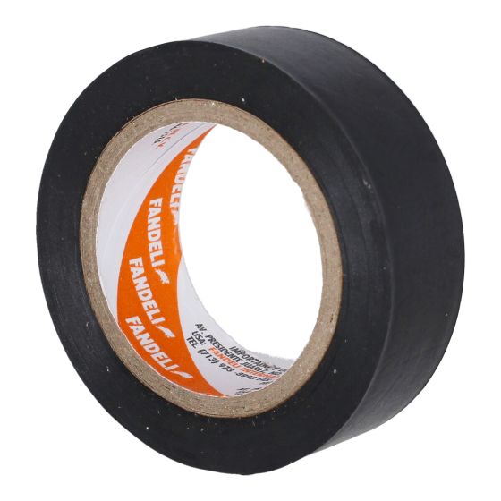 Cinta aislante de vinil negro 19 mm x 9.1 metros Fandeli