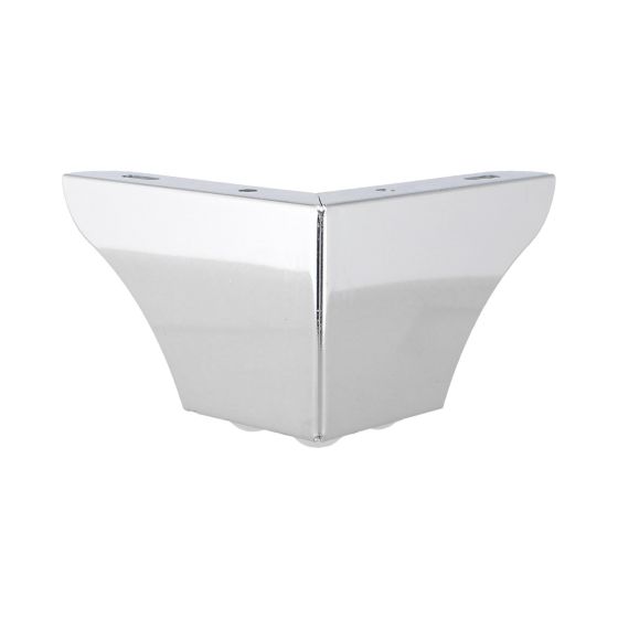 Pata para para sofá 75 mm cromo triangular Bolder