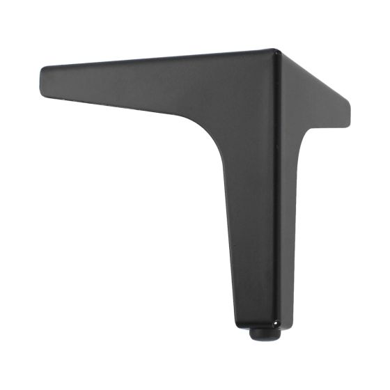 Pata para para sofá Slim 130 mm negro triangular Bolder