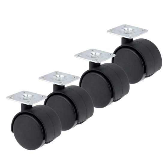 Rodaja tipo yoyo 38 mm con placa RR-3210 Bolder