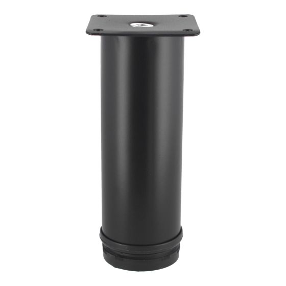 Pata regulable para sofá y muebles negra 150 mm PS-2737 Bolder
