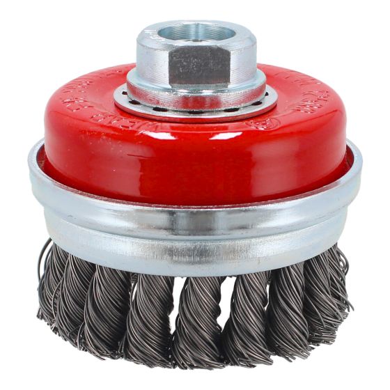 Carda de copa alambre trenzado 3" SW-32030202 Fumetax