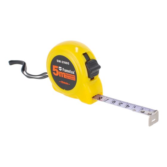 Flexómetro amarillo 5 metros SW-21005 Fumetax