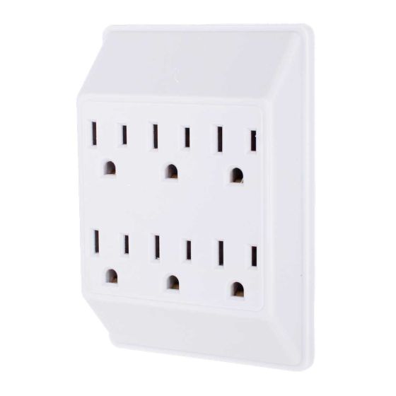 Multicontacto de pared 6 contactos FU0177 Fulgore