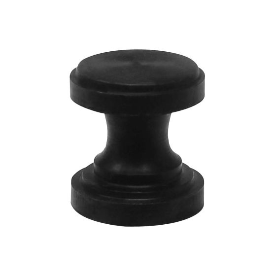 Jaladera botón negro 1/2" GGJ832 GYGPSA