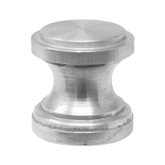 Jaladera botón aluminio natural 5/8" GGJ833 GYGPSA