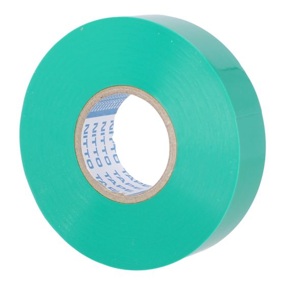 Cinta de aislar Verde Profesional 19 mm x 18 metros No. 21 Nitto