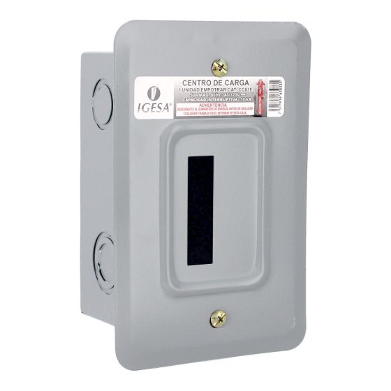 Centro de carga de 1 unidad 50 Amp empotrable CC01E IGESA