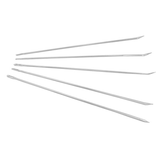 Juego de Agujas de arrea niqueladas de 9" con 50 piezas