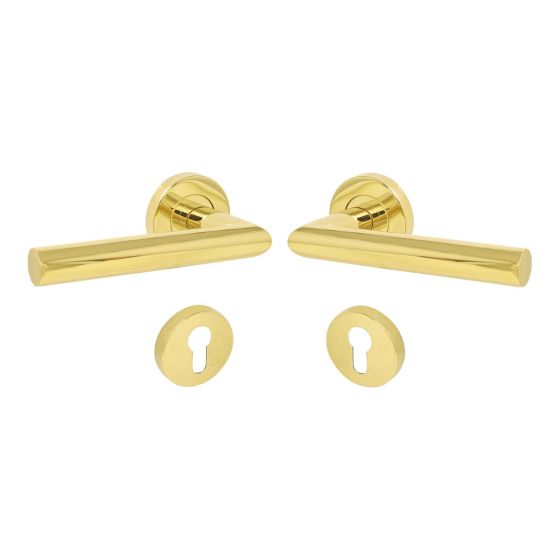 Conjunto Manija TROMS acero inoxidable latón brillante 9-0302-33 Soprano