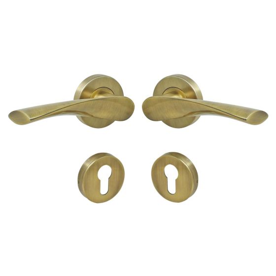 Conjunto Manija STOPINO acero inoxidable Oro viejo 9-0310-34 Soprano