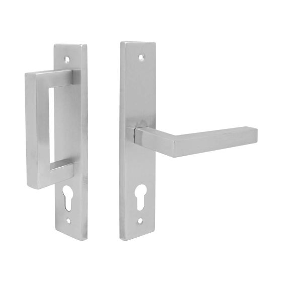 Conjunto Manija DRITTO acero inoxidable satinado 9-0504-90 Soprano