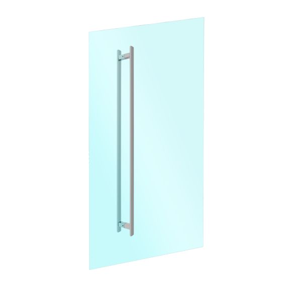 Jaladera tipo "H" 100 cm para puertas de cristal 9-4310-90 Soprano