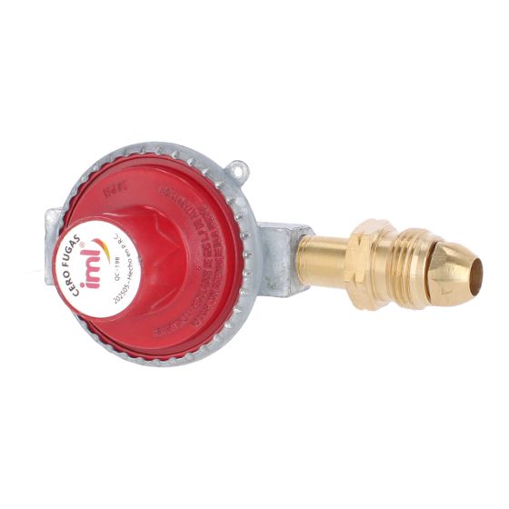 Regulador para gas L.P. de una vía con punta tipo Pol para alta presión QC-19B IML