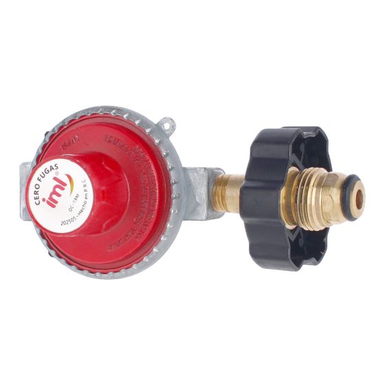 Regulador para gas L.P. de una vía con maneral para alta presión QC-19M IML