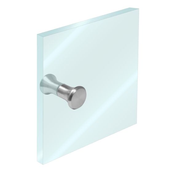 Perilla para puerta de cristal 30 x 30 satín K-276 Axcent