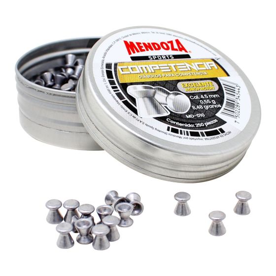 Diábolos para competencia calibre 4.5 Competencia MD-010 Mendoza