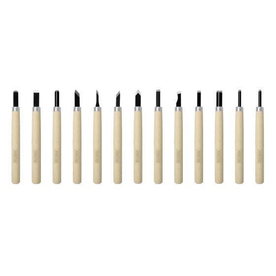 Juego de 12 Gubias afiladas MRK-071 RORK