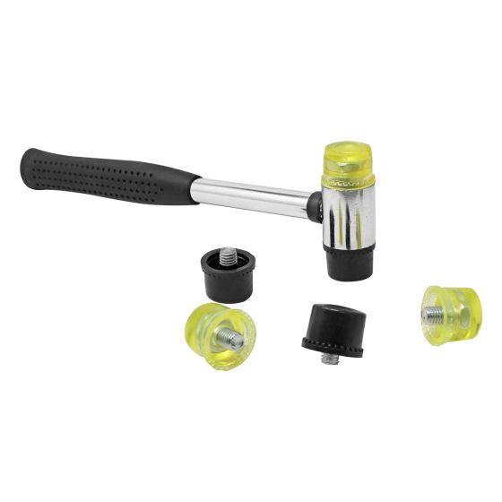 Martillo con cabezas de goma y plástico MVD-003 Verden