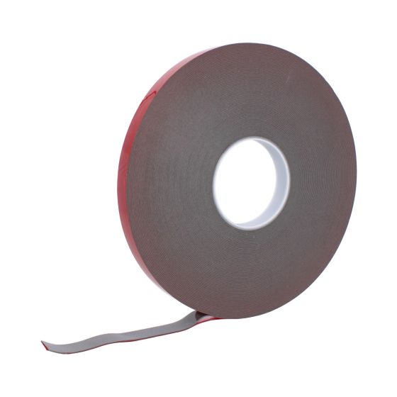 Cinta acrílica gris 12 mm x 33 metros ECGB-007 Ergy