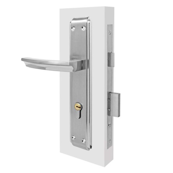 Cerradura para entrada Níquel satinado / Cromo 2550 / AM182 NC/CP Montela