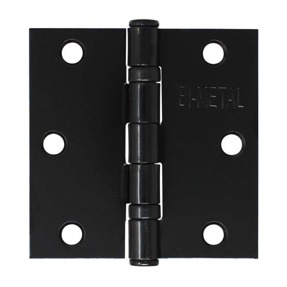 Bisagra arquitectónica con balero 3" x 3" Negro mate BM823 Bimetal