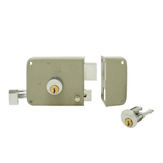 Cerradura de sobreponer derecha clásica PF0009 Top Forge