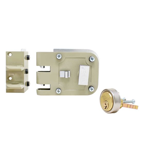 Cerradura de sobreponer para puertas corredizas Izquierda PF0018 Top Forge