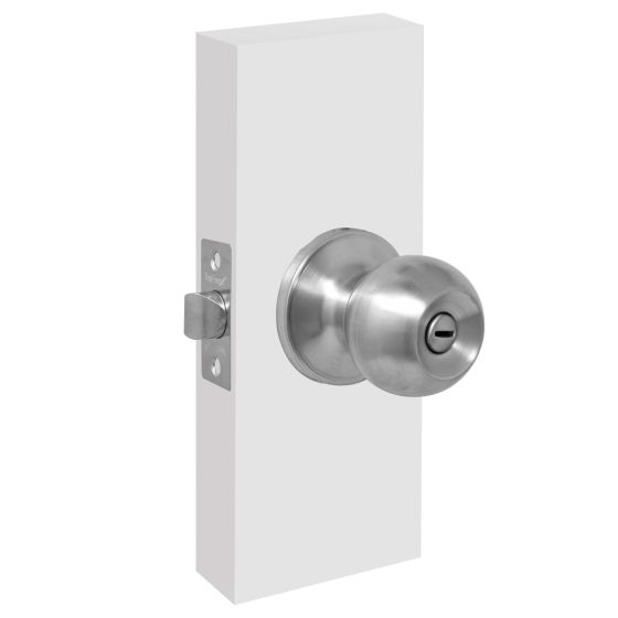 Cerradura de pomo para baño acero inoxidable PF0091 Top Forge