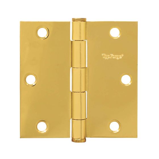 Bisagras 3" x 3" latonado premium 2 piezas PF0120 Top Forge