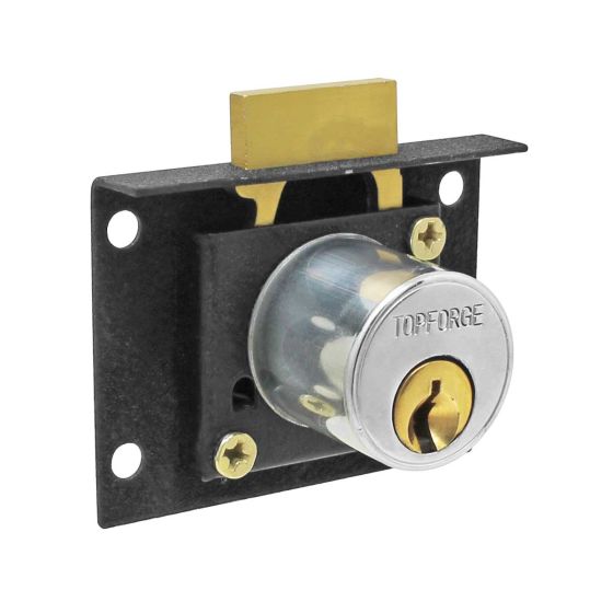 Cerradura vertical para cajón cromo PF0238 Top Forge