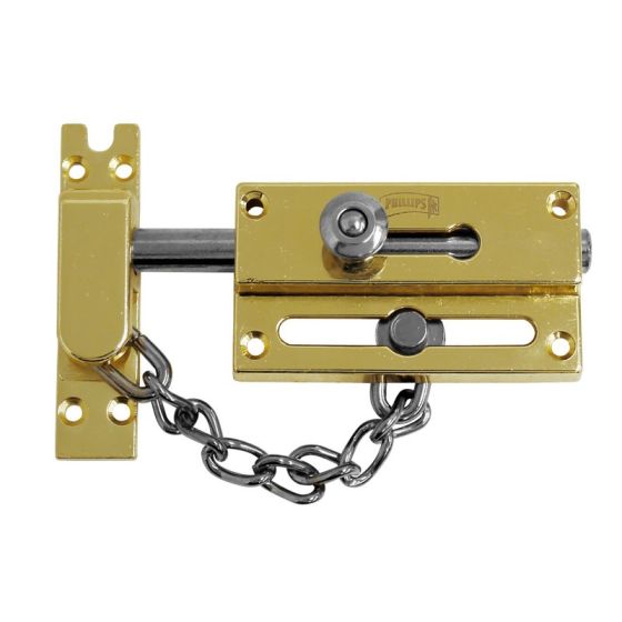 Pasador con cadena de seguridad latón brillante 48 Phillips