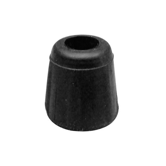 Regatón de hule costilla redondo de 1/2"