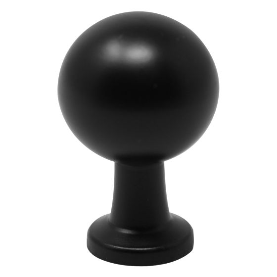 Jaladera botón esfera negra 792-1486 Herrasa