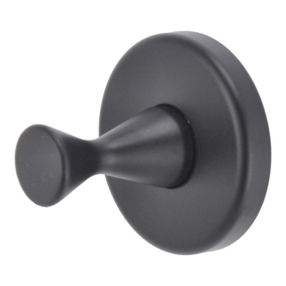 Perchero redondo 50 mm negro mate 792-8070 Herrasa