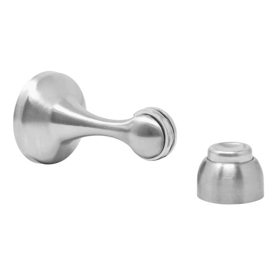 Tope magnético para puerta níquel satín 079-1711 Herrasa