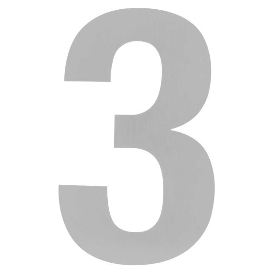 Número decorativo #3 Inoxx Italy Rish