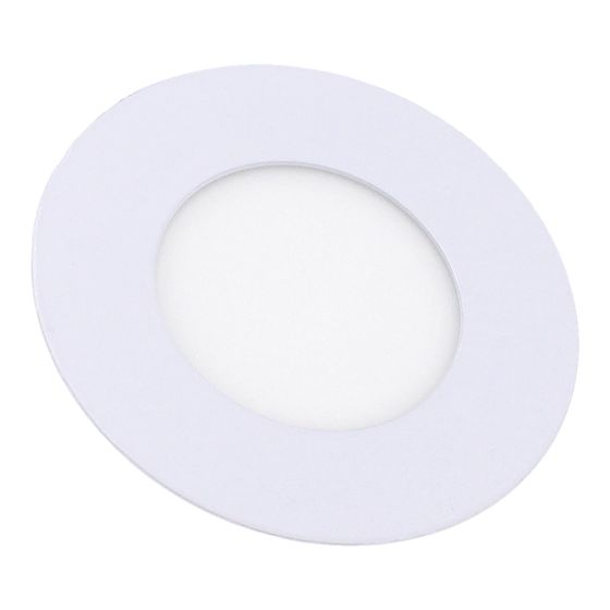 Luminario de LEDS empotrable 3 W luz fría 1131 Sanelec