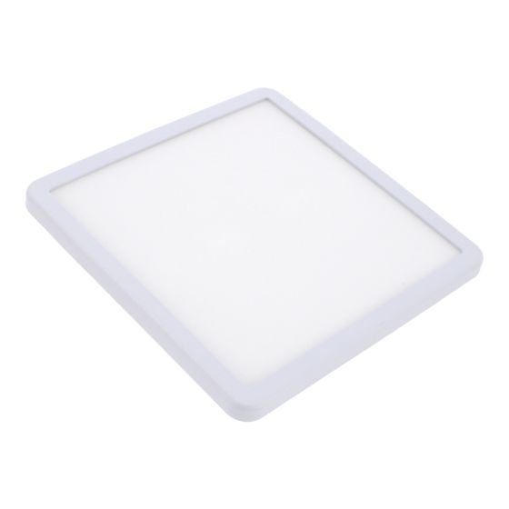 Luminario de LEDS empotrable cuadrado 15 W luz cálida 1318 Sanelec