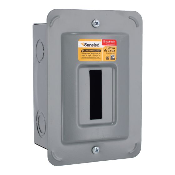 Centro de carga de 1 unidad 50 Amp empotrable 1480 Sanelec