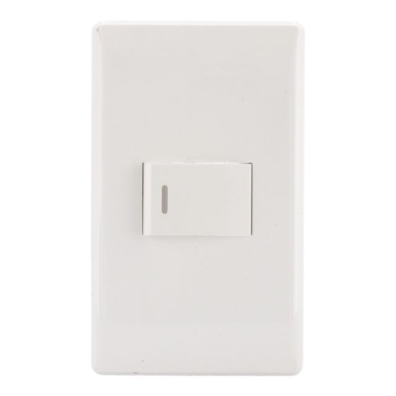 Placa con apagador de escalera línea Italia 4275 Sanelec