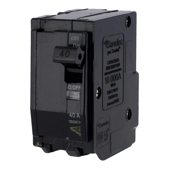 Interruptor termomagnético de 2 polos 40 A 4383 Sanelec